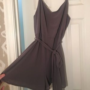 NWOT naked zebra brown romper